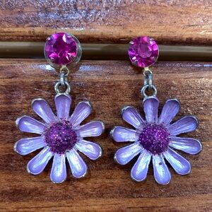 Vintage Betsey Johnson Garden Party Collection Earrings